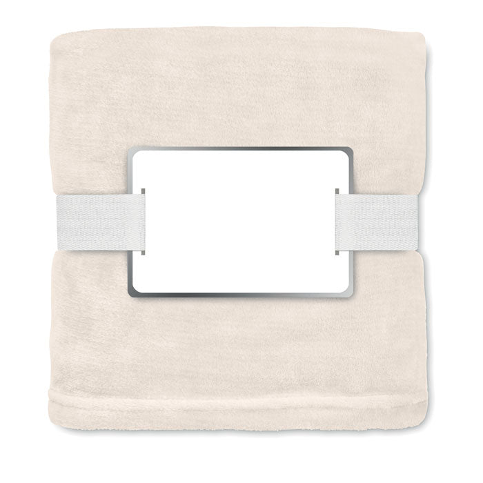 Flannel Fleece Blanket Wrapped in Ribbon