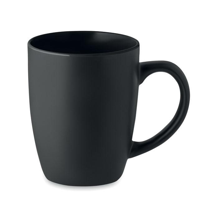 Two Tone Matte Black Ceramic Mug