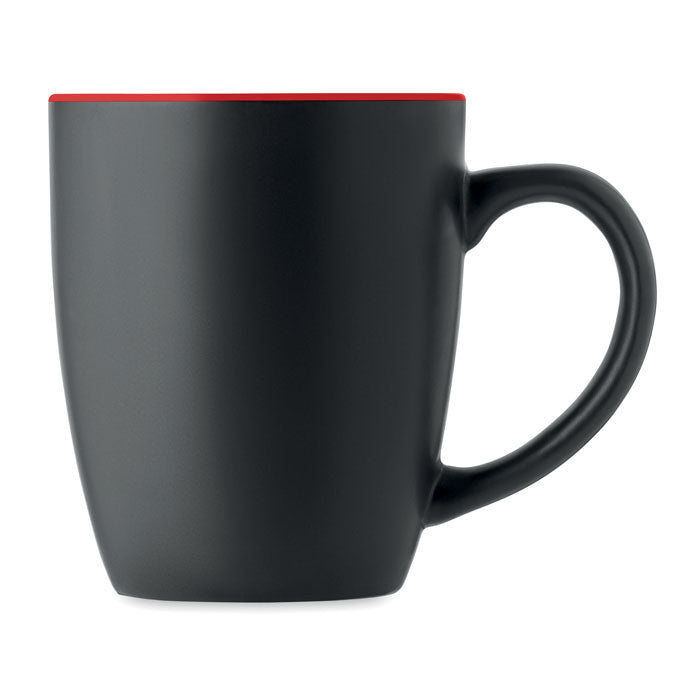 Two Tone Matte Black Ceramic Mug