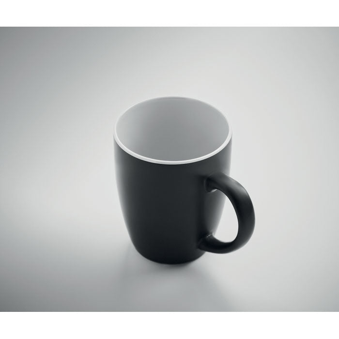Two Tone Matte Black Ceramic Mug