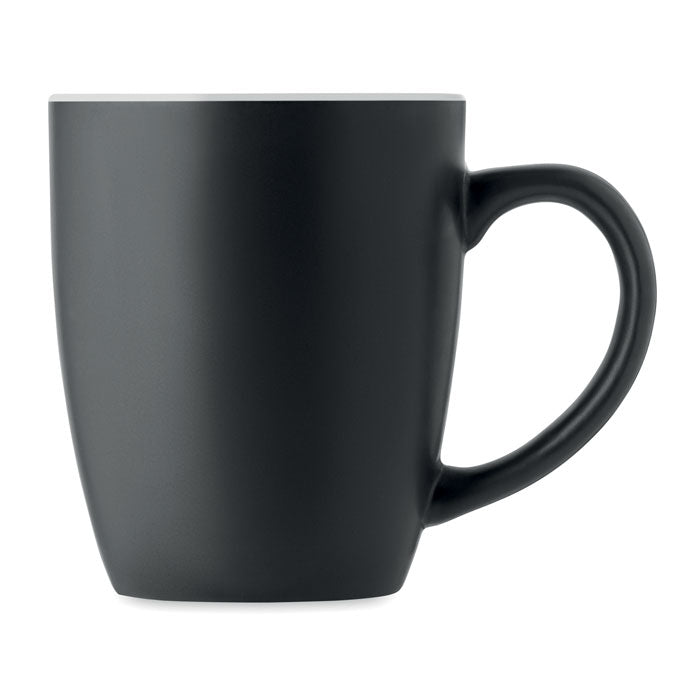 Two Tone Matte Black Ceramic Mug