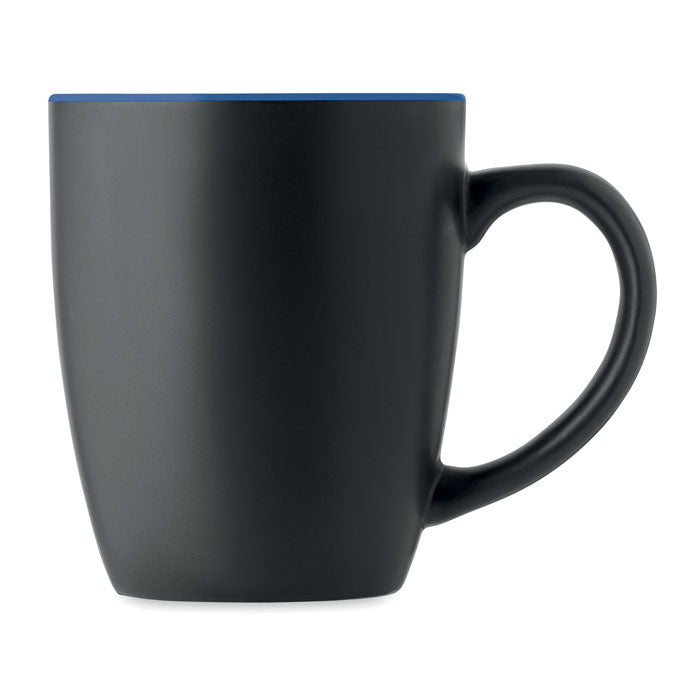 Two Tone Matte Black Ceramic Mug
