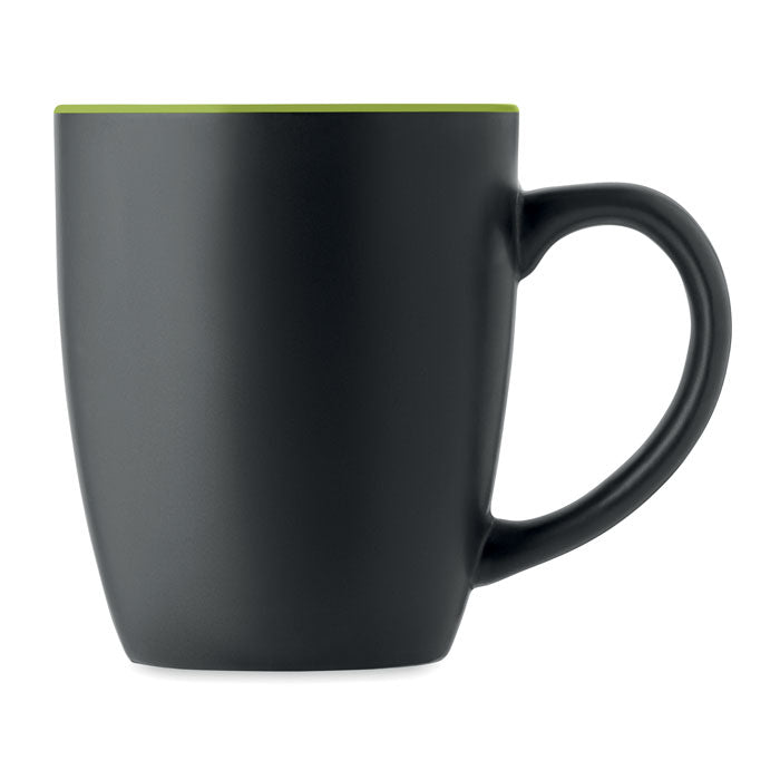 Two Tone Matte Black Ceramic Mug