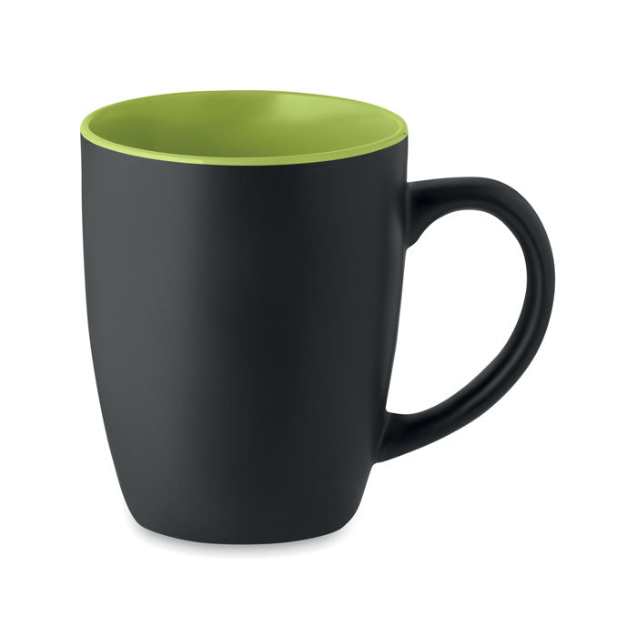 Two Tone Matte Black Ceramic Mug