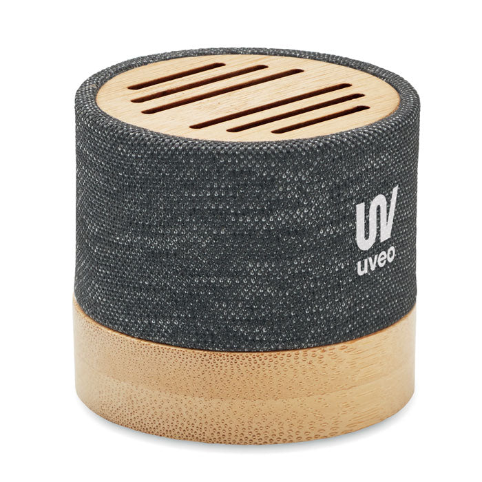 Bamboo Wireless Speaker and USB Cable