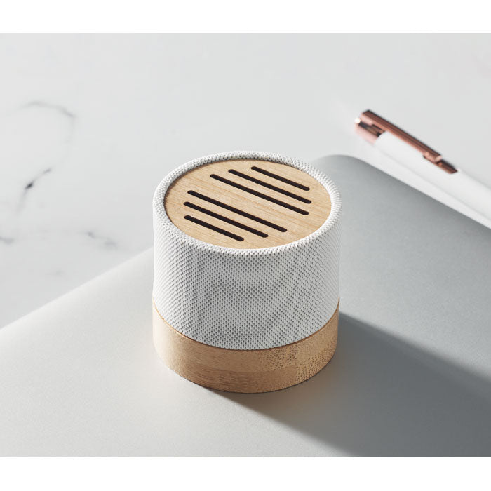 Bamboo Wireless Speaker and USB Cable