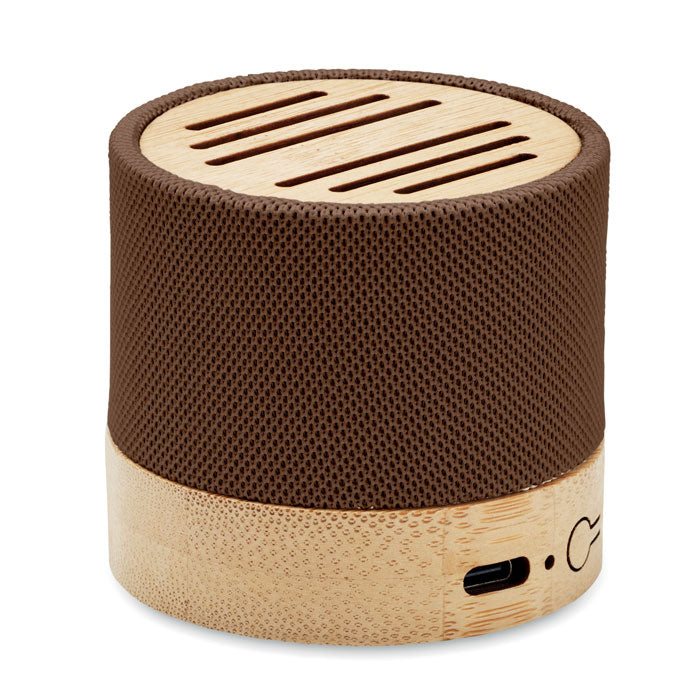 Bamboo Wireless Speaker and USB Cable