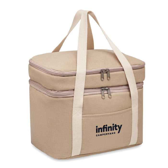 Canvas Cooler Bag with Cotton Strap