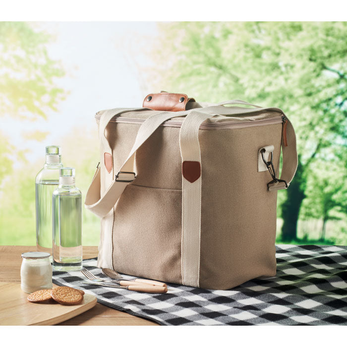 Large Canvas Cooler Bag