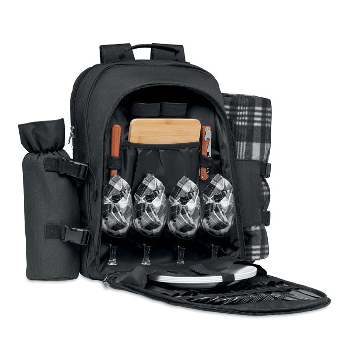 Polyester Backpack and Picnic Set