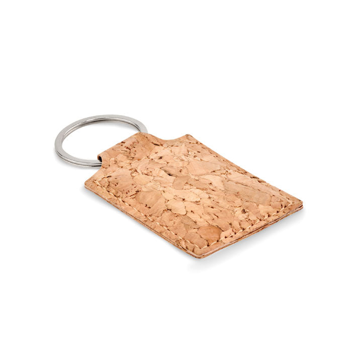 Rectangular Cork Keyring
