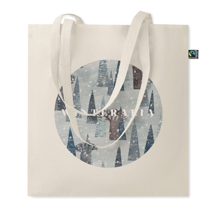 Shopping Bag in Natural Fairtrade Cotton