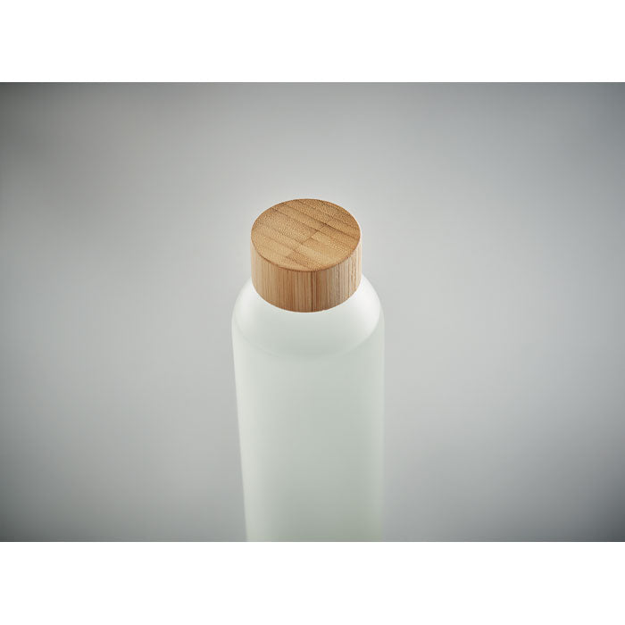 Sublimation Glass Bottle with Bamboo Lid
