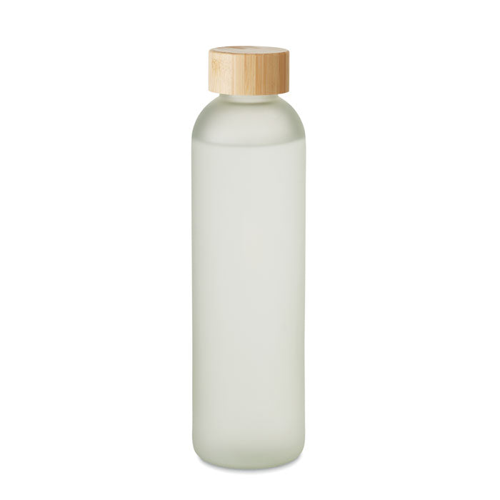 Sublimation Glass Bottle with Bamboo Lid