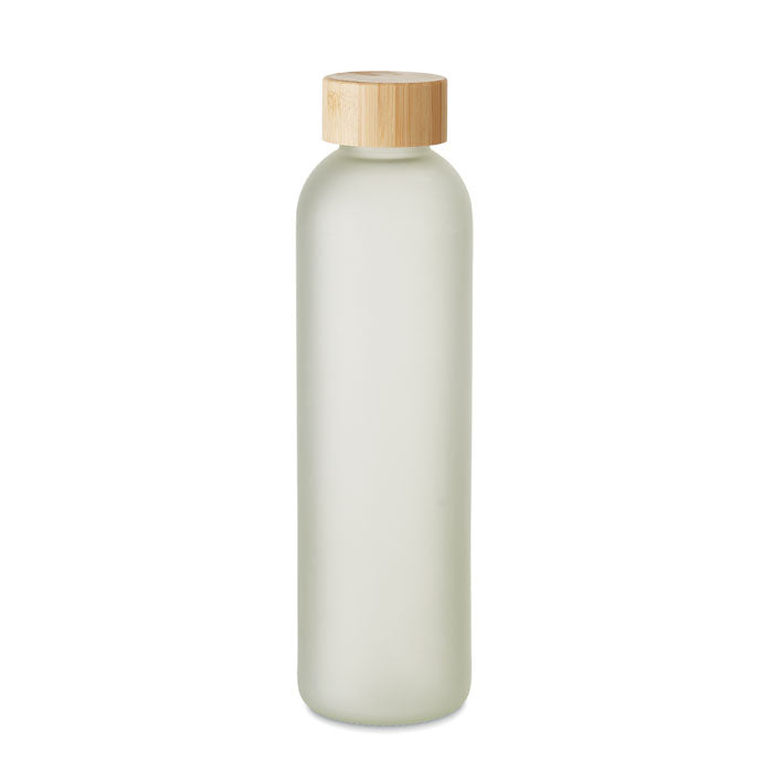 Sublimation Glass Bottle with Bamboo Lid