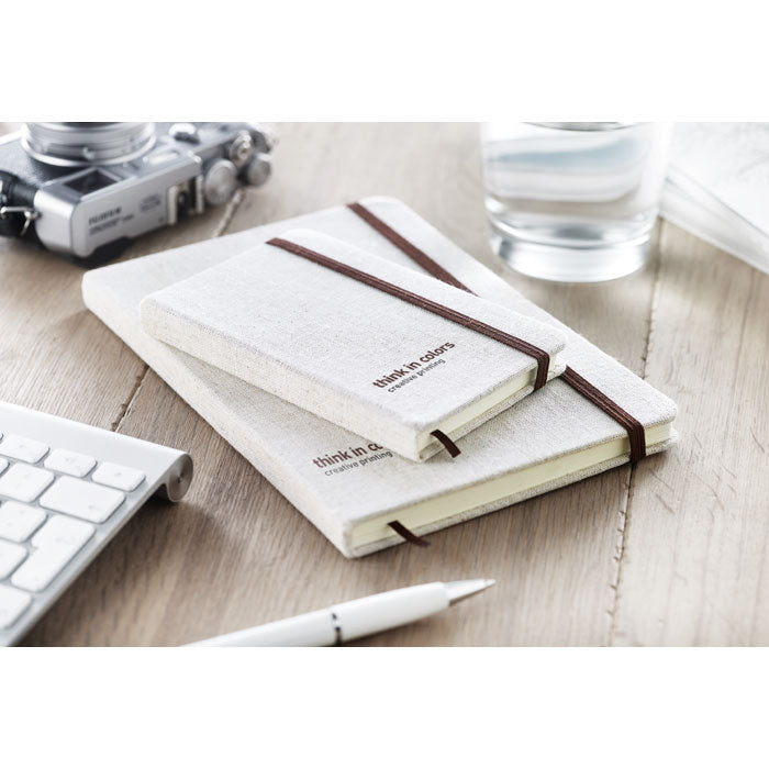 A6 Canvas Lined Notebook