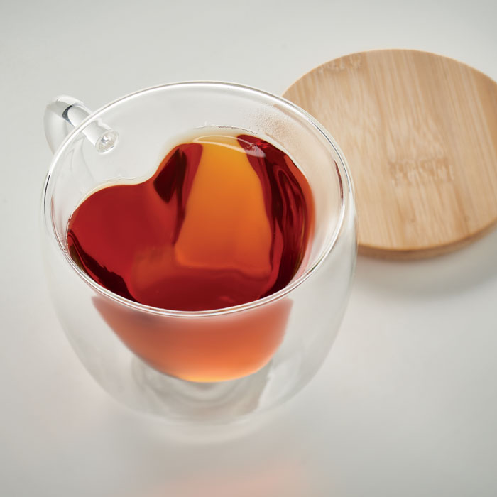 Double Walled Borosilicate Glass Mug