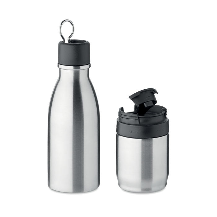 2-in-1 Double Walled Vacuum Flask and Tumbler