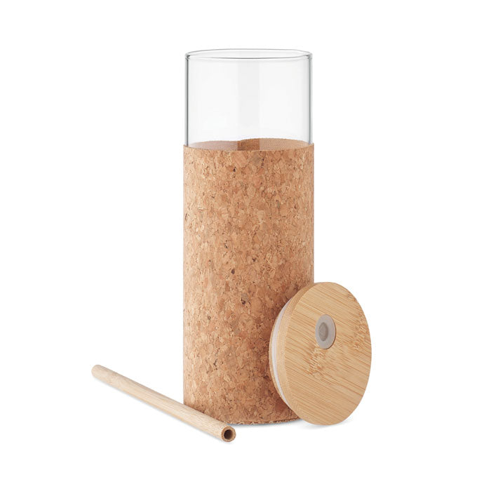 Glass Tumbler with Cork Sleeve