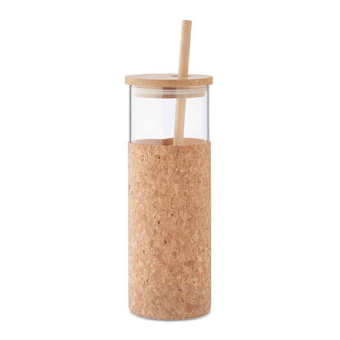 Glass Tumbler with Cork Sleeve