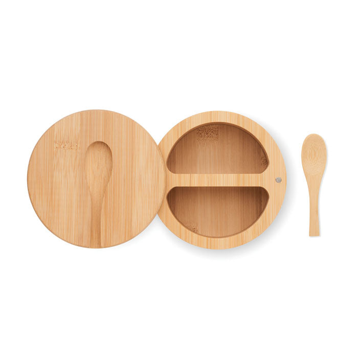 Salt and Pepper Box in Bamboo