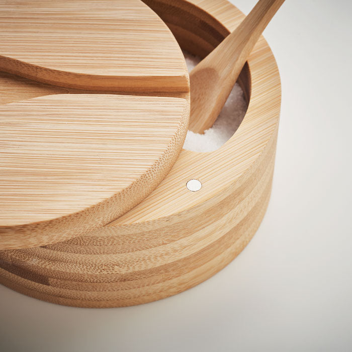 Salt and Pepper Box in Bamboo