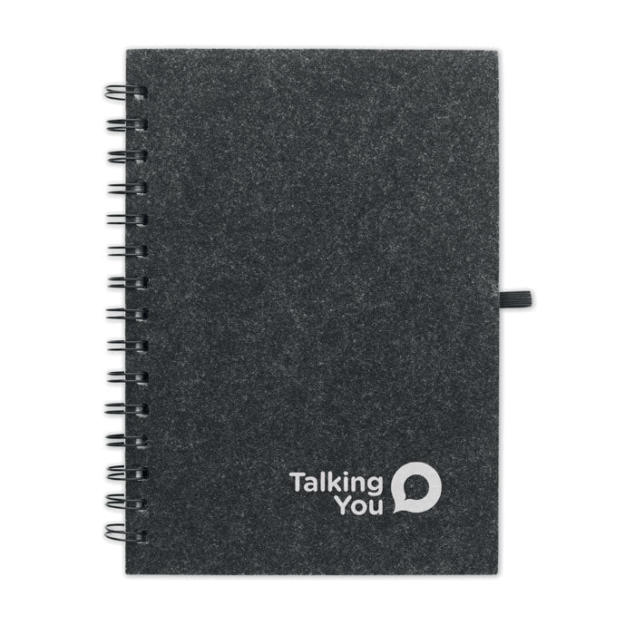 A5 Felt Cover Notebook