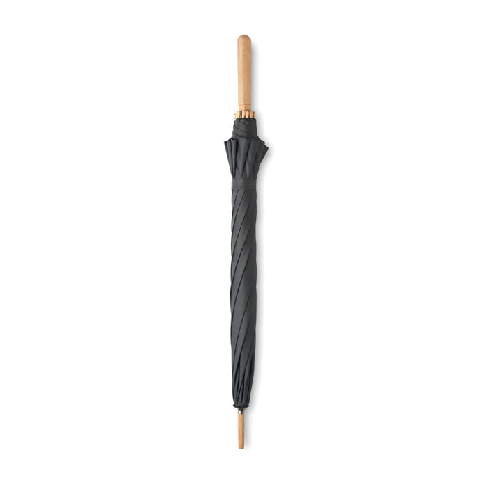 23.5 Inch Windproof Umbrella with Bamboo Handle
