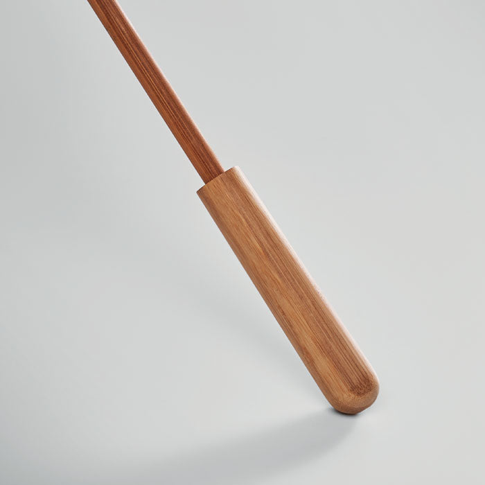 23.5 Inch Windproof Umbrella with Bamboo Handle