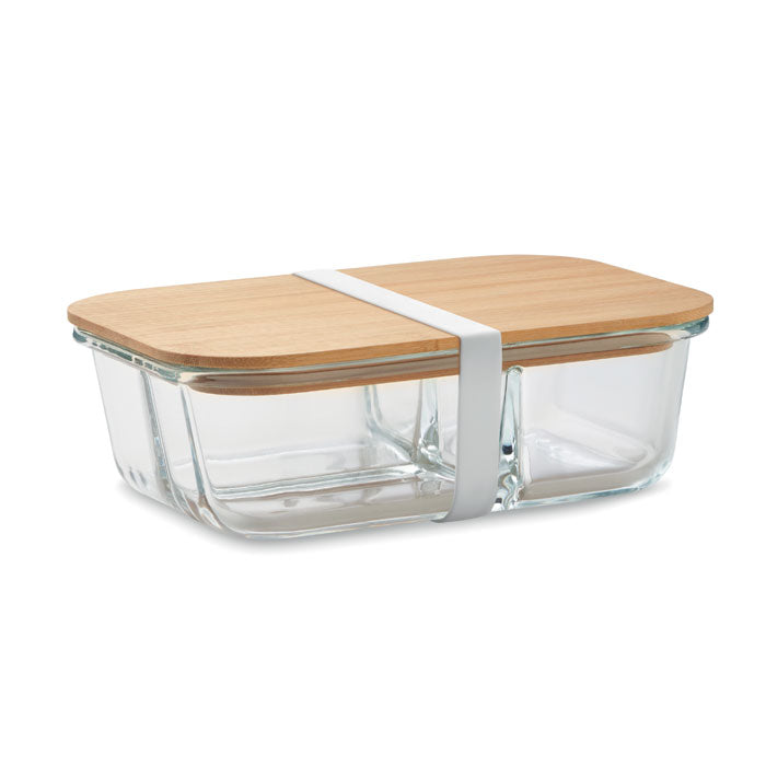 Glass Lunch Box with Bamboo Lid