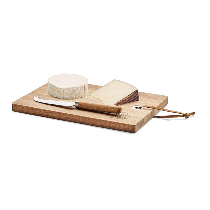 Acacia Wood Cheese Board Set