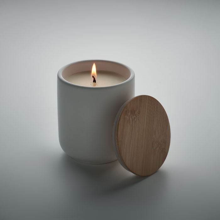 Plant Based Wax Candle in Stoneware Jar