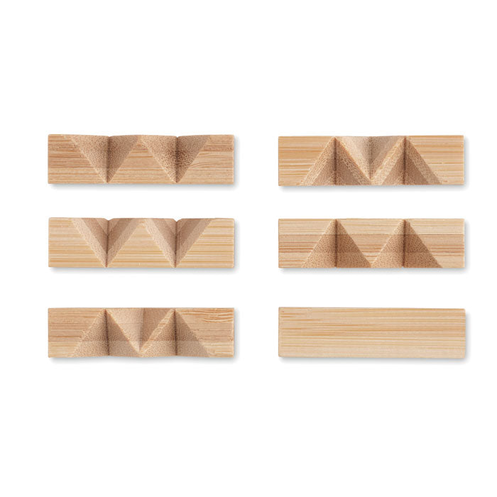 Bamboo Star Shaped Brain Teaser