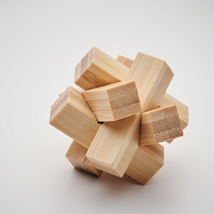 Bamboo Star Shaped Brain Teaser