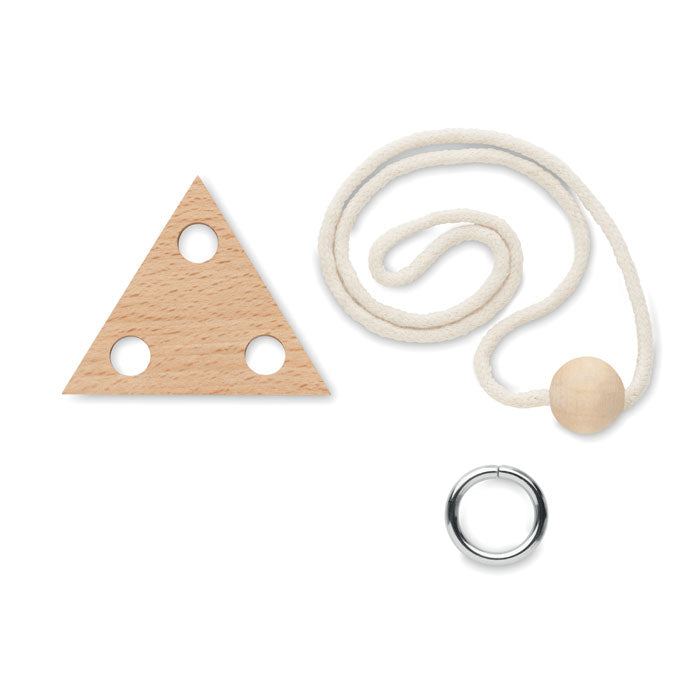 Wooden Triangle Brain Teaser