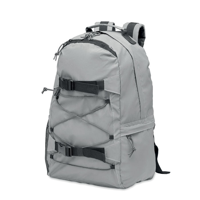 High Reflective Backpack with Cord Front