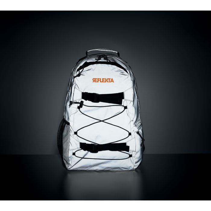 High Reflective Backpack with Cord Front