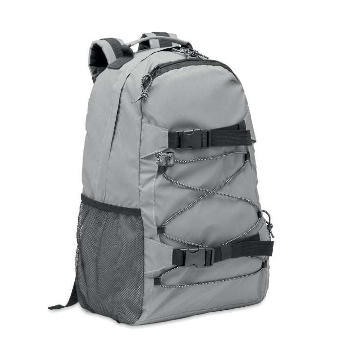 High Reflective Backpack with Cord Front