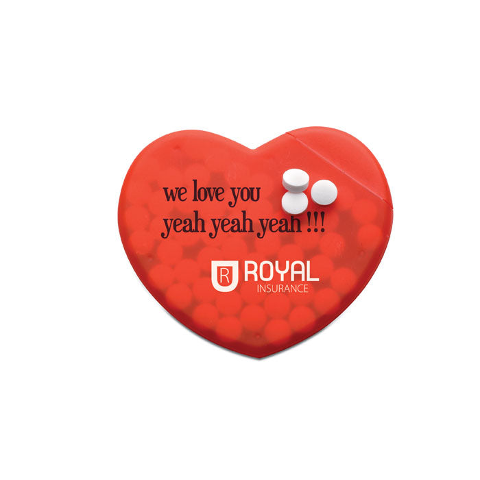 Heart Shaped Peppermint Box