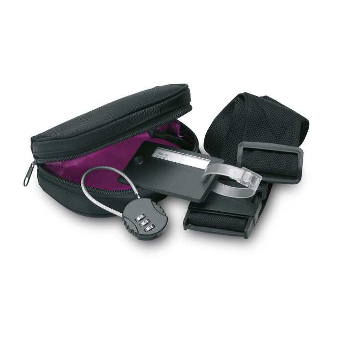 Travel Set in Polyester Pouch