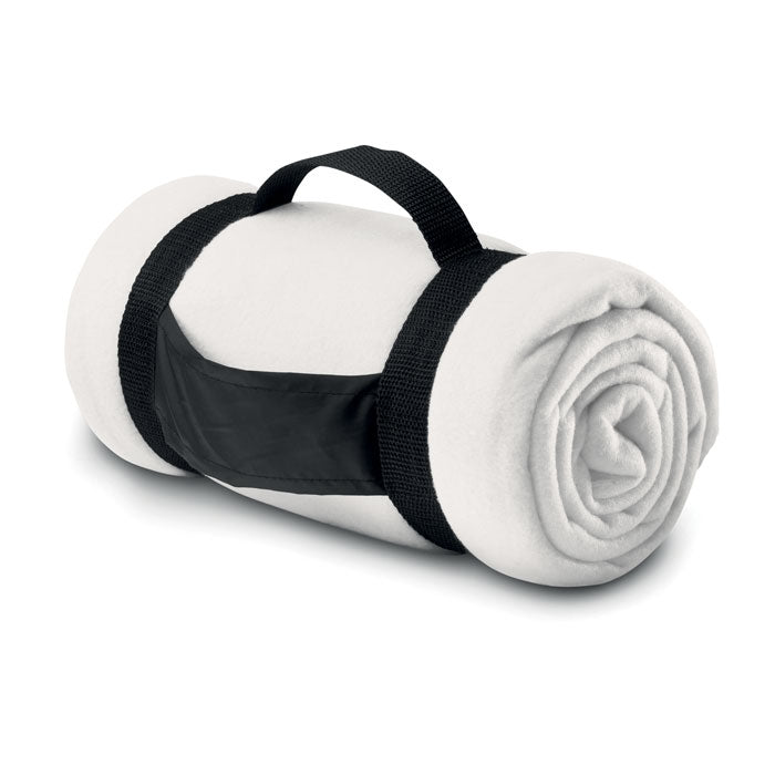 Fleece Blanket with Nylon Handle