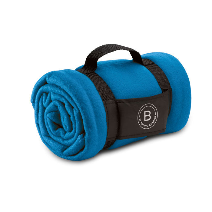 Fleece Blanket with Nylon Handle