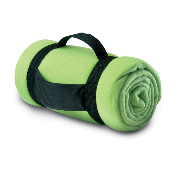 Fleece Blanket with Nylon Handle