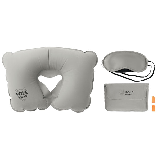 Travel Set with Pillow and Eye Mask
