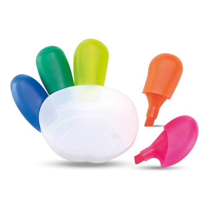 5 Colour Hand Shaped Highlighter