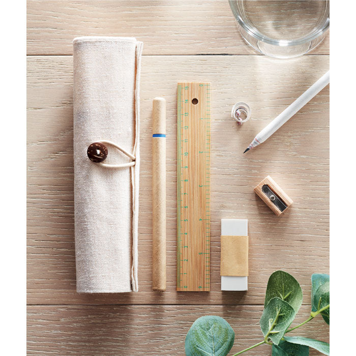 Stationary Set in Cotton Pouch