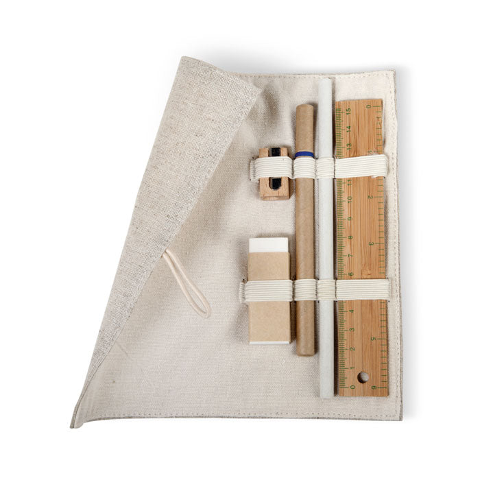 Stationary Set in Cotton Pouch
