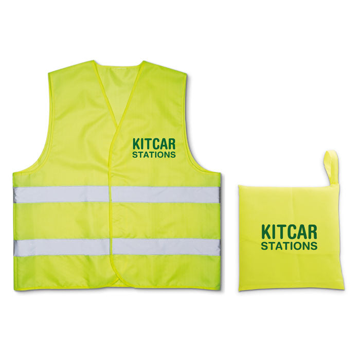 Knitted Polyester High-Vis Safety Waistcoat