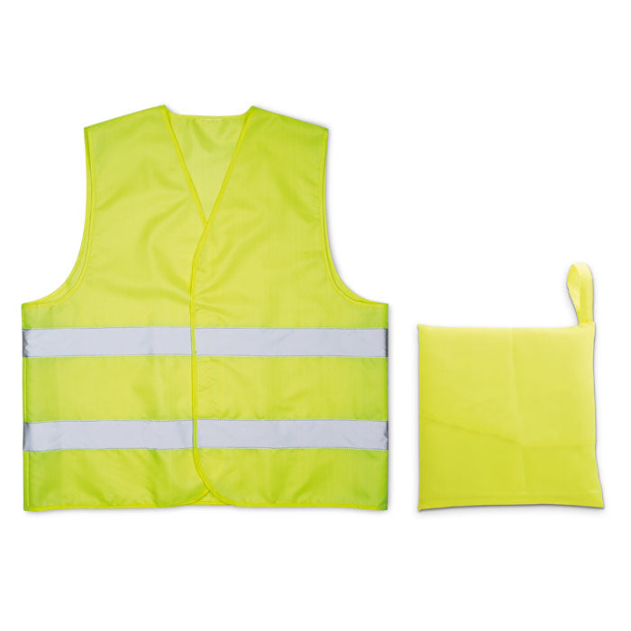 Knitted Polyester High-Vis Safety Waistcoat