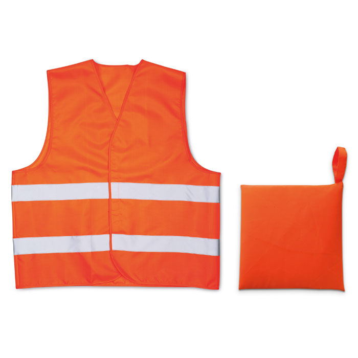 Knitted Polyester High-Vis Safety Waistcoat